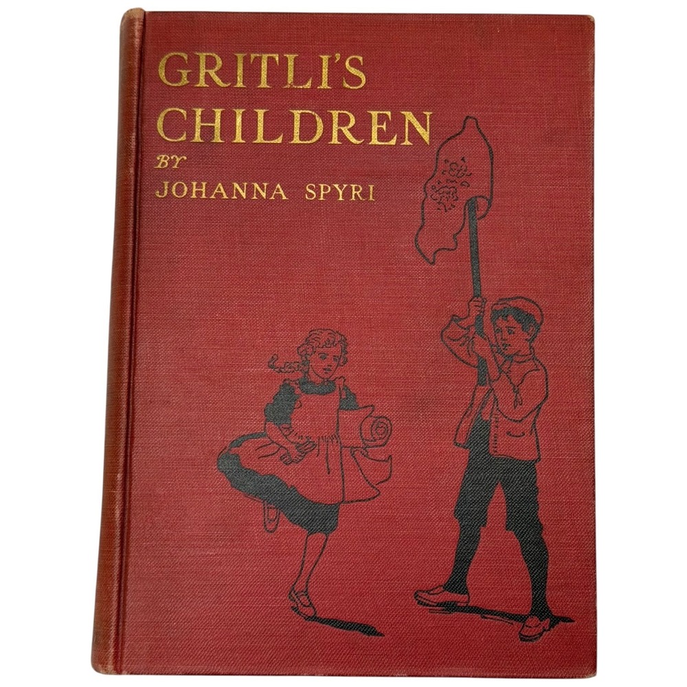 Gritlis Children Johanna Spyri Antique Collectible Illustrated‎ Book 1924